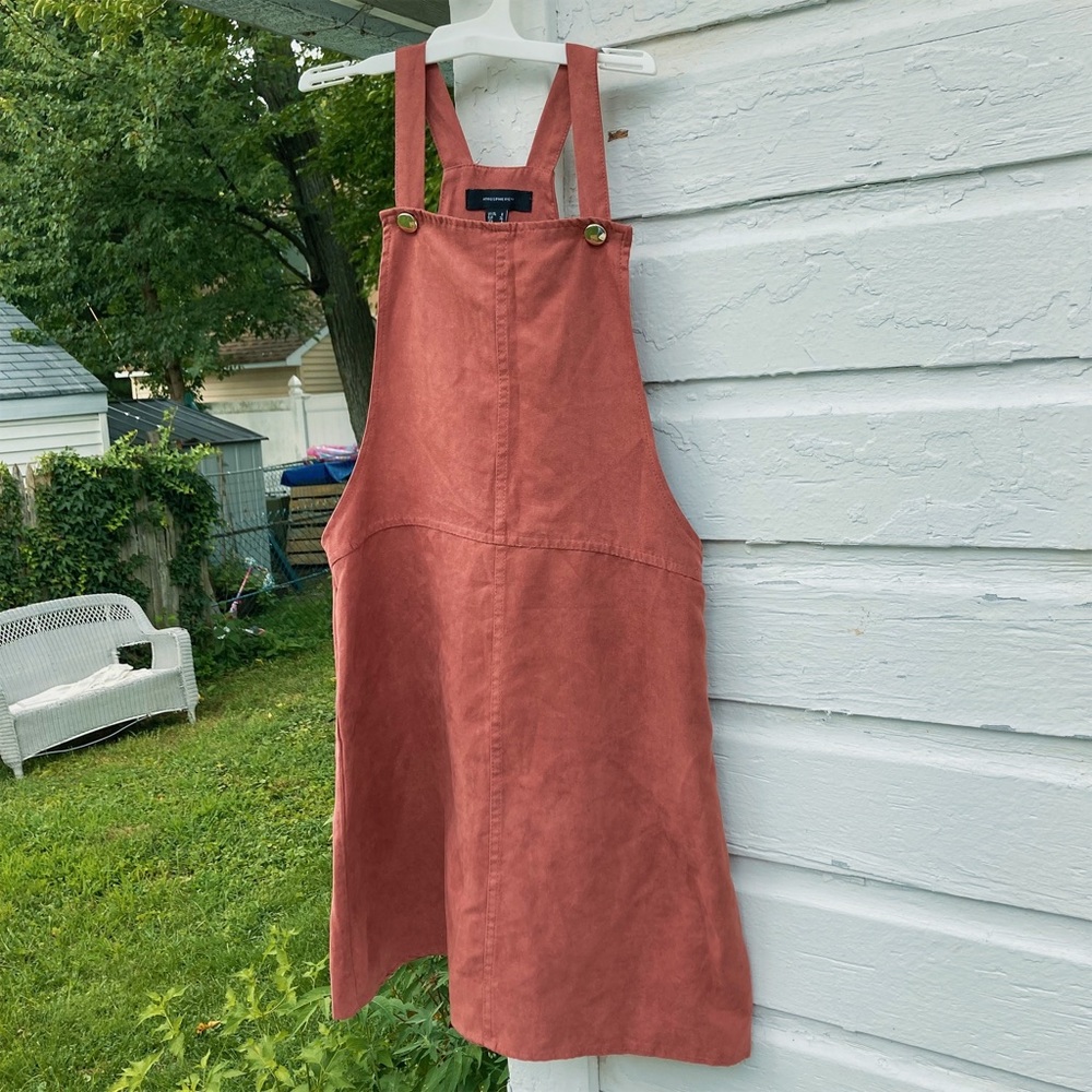 DUSTY ROSE JUMPER DRESS